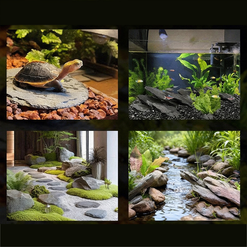 500g/1000g Aquarium Slate Chip - огляд і ціна Planted Aquarium Hardscape