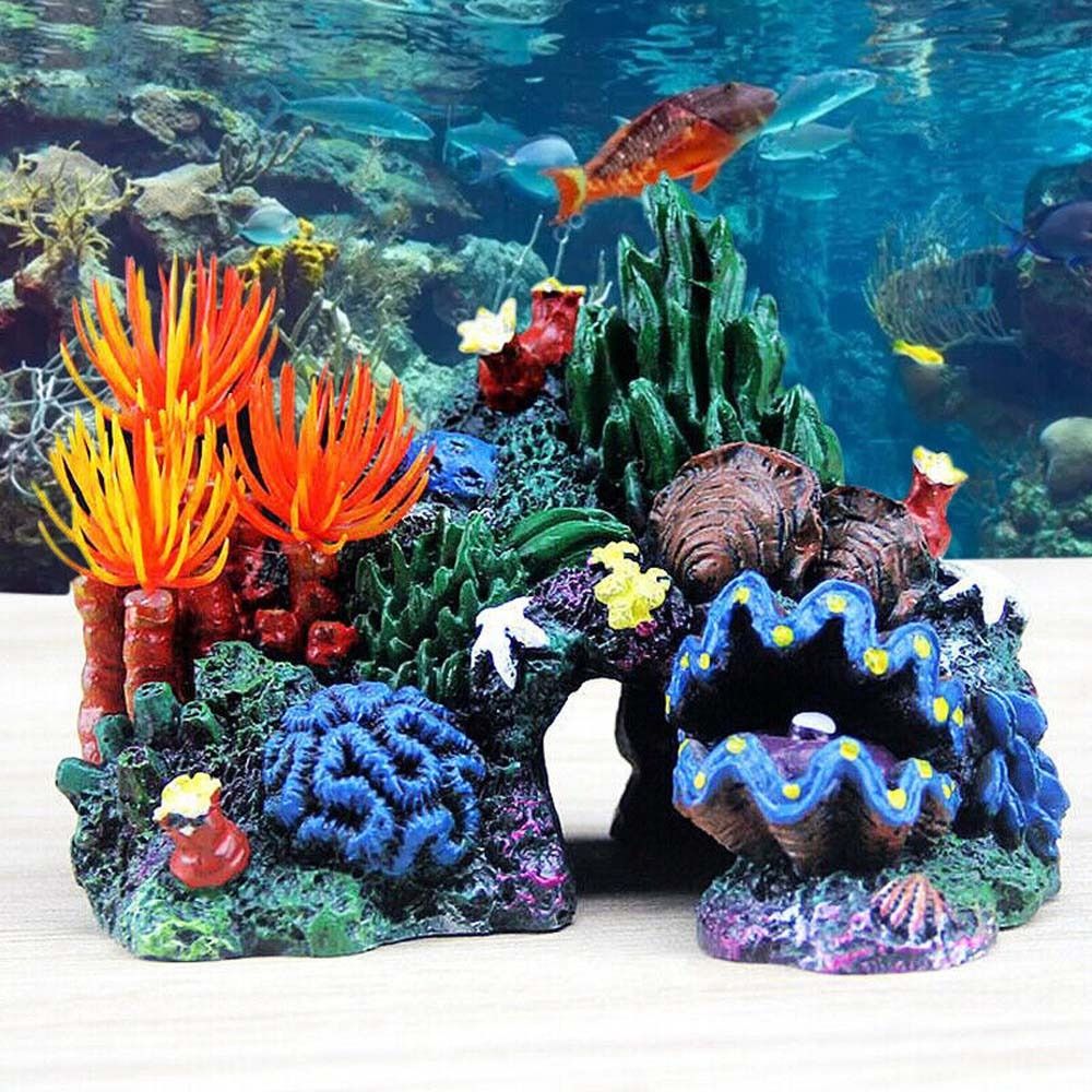 Fish Tank Ornament Simulated C - огляд і ціна Aquarium Planted Background