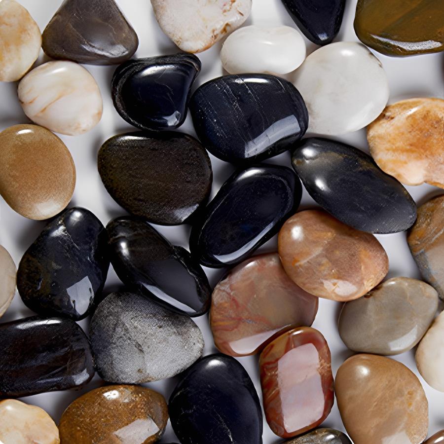300-700g Smooth River Pebbles, - огляд і ціна Aquarium Plants
