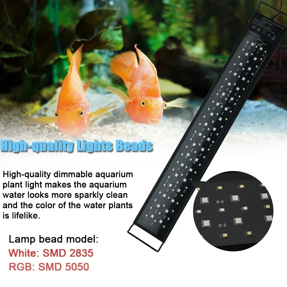 IP68 Waterproof Aquarium LED L - огляд і ціна Aquarium Planted Tank Light