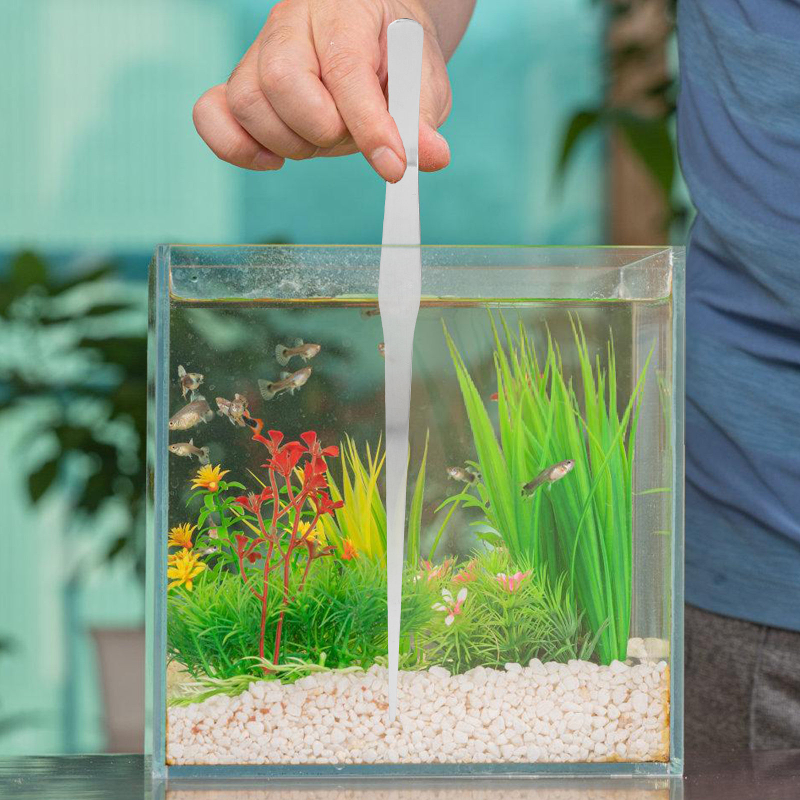 Water Plant Tweezer Stainless  - огляд і ціна Aquarium Plant Gravel
