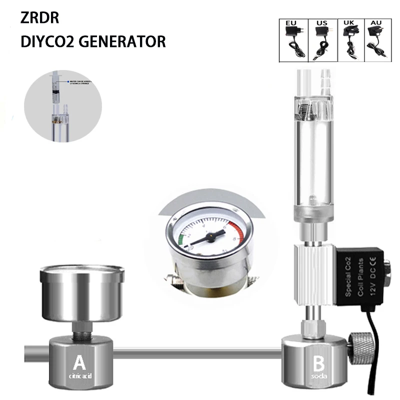 Aquarium DIY CO2 Reactor Gener - огляд і ціна Aquarium Plant Delivery