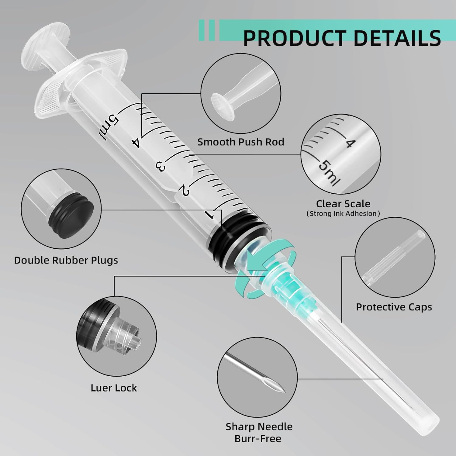 5ml Luer Lock Syringe, Suitabl - огляд і ціна Aquarium Plant Delivery