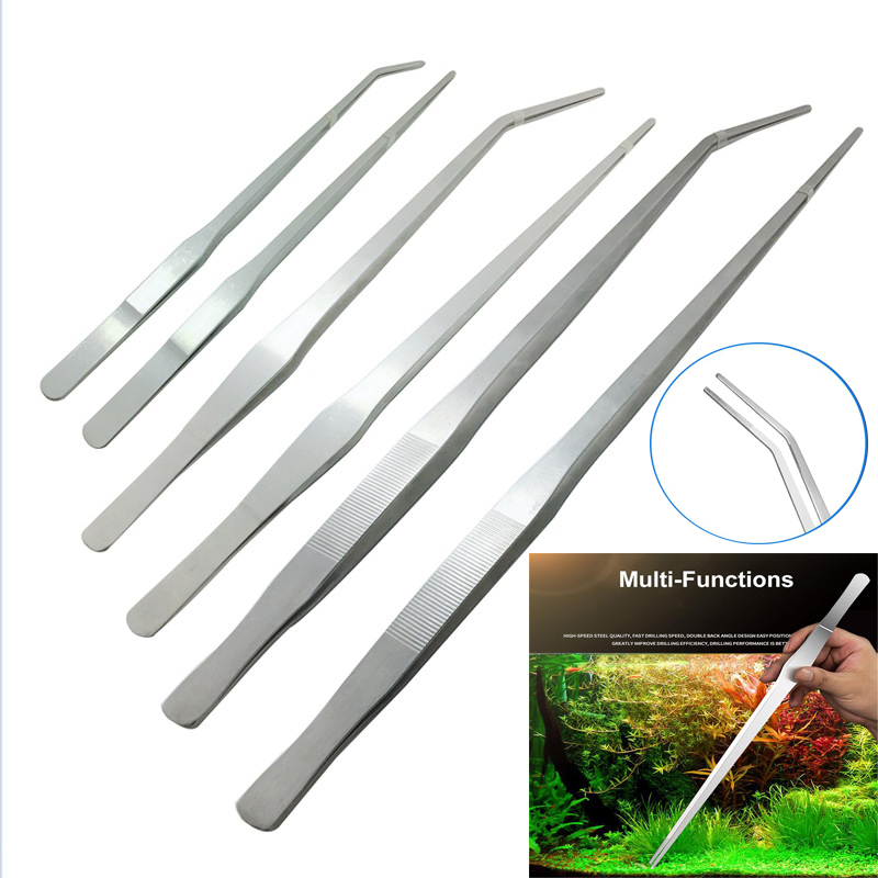 Stainless Steel Thick Curved S - огляд і ціна Aquarium Plant Utensils