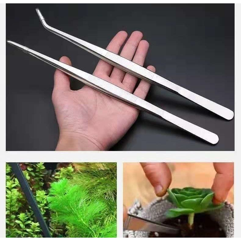 Stainless Steel Thick Curved S - огляд і ціна Aquarium Plant Utensils
