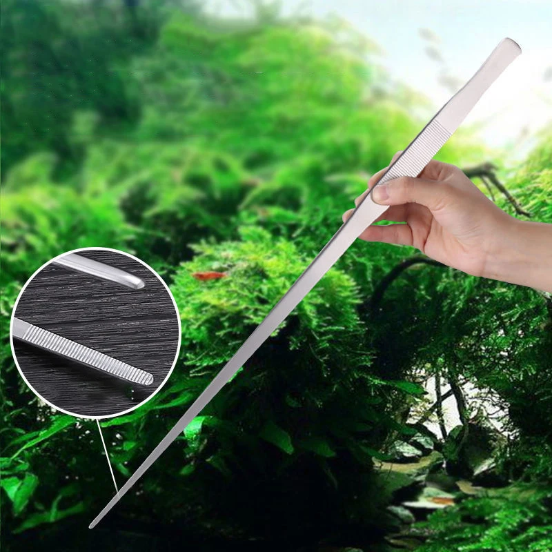 Stainless Steel Thick Curved S - огляд і ціна Aquarium Plant Utensils