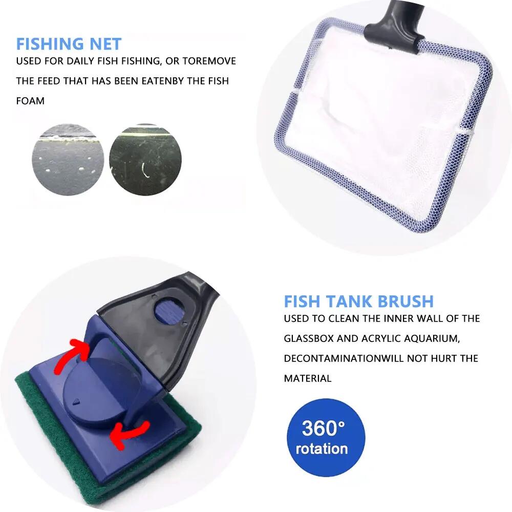 5in1 Aquarium Cleaning Tool Pl - огляд і ціна Aquarium Plant Utensils