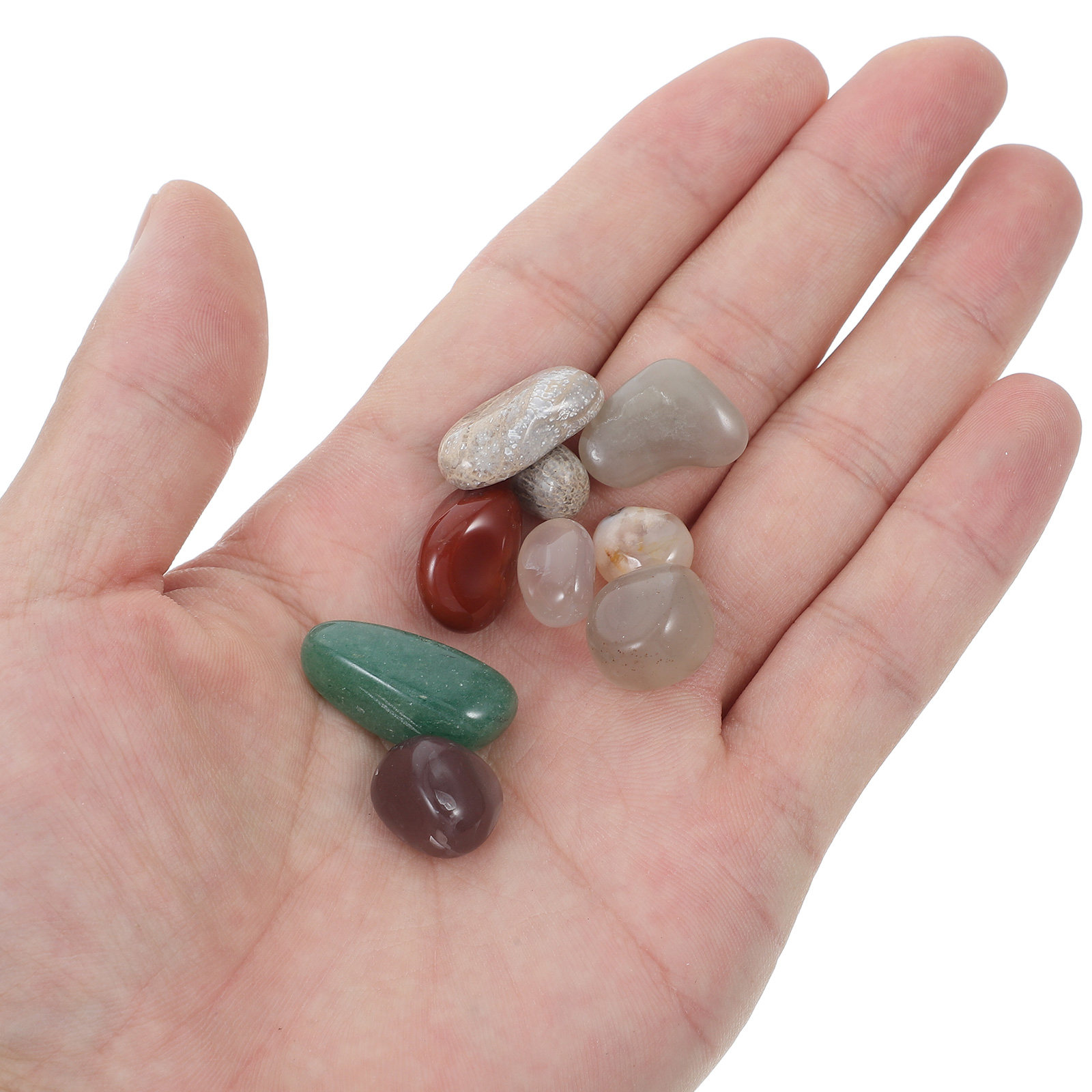 40Pcs 100G Colorful Agate Crys - огляд і ціна Aquarium Plant Gravel
