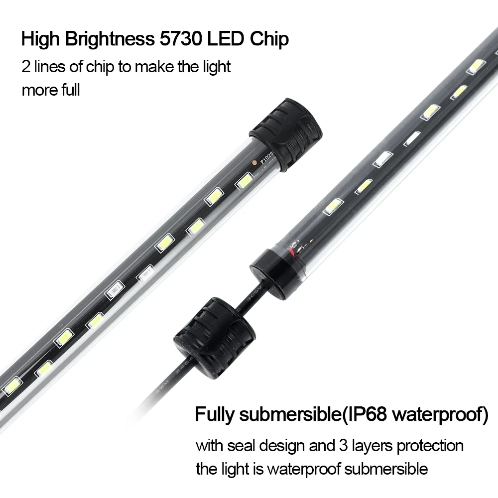 58CM  Aquarium Light LED Plant - огляд і ціна Aquarium Planted Tank Light