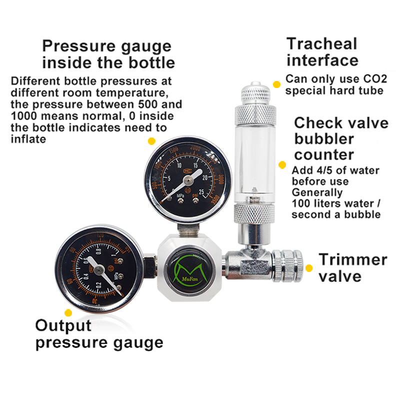 Aquarium CO2 Regulator Magneti - огляд і ціна Aquarium Plant Delivery