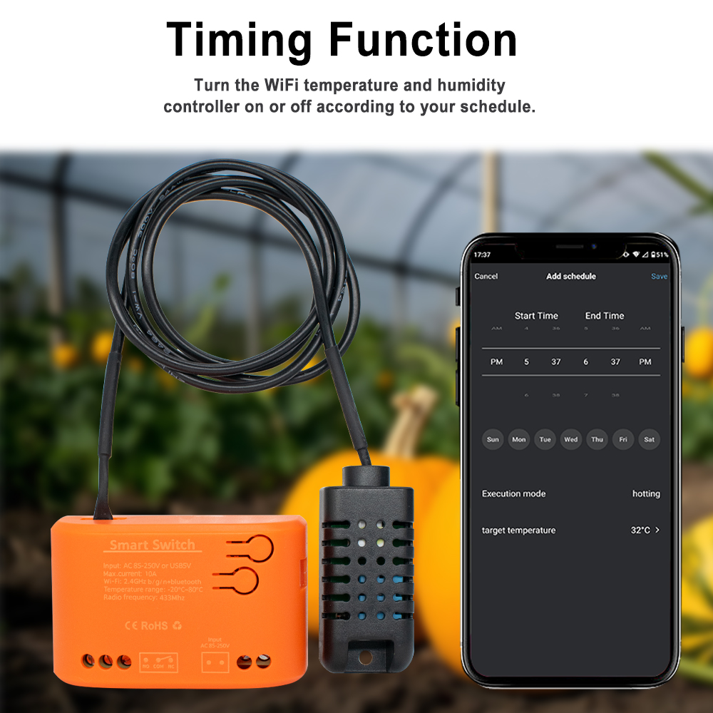 Tuya WiFi Temperature Humidity - огляд і ціна Aquarium Plants